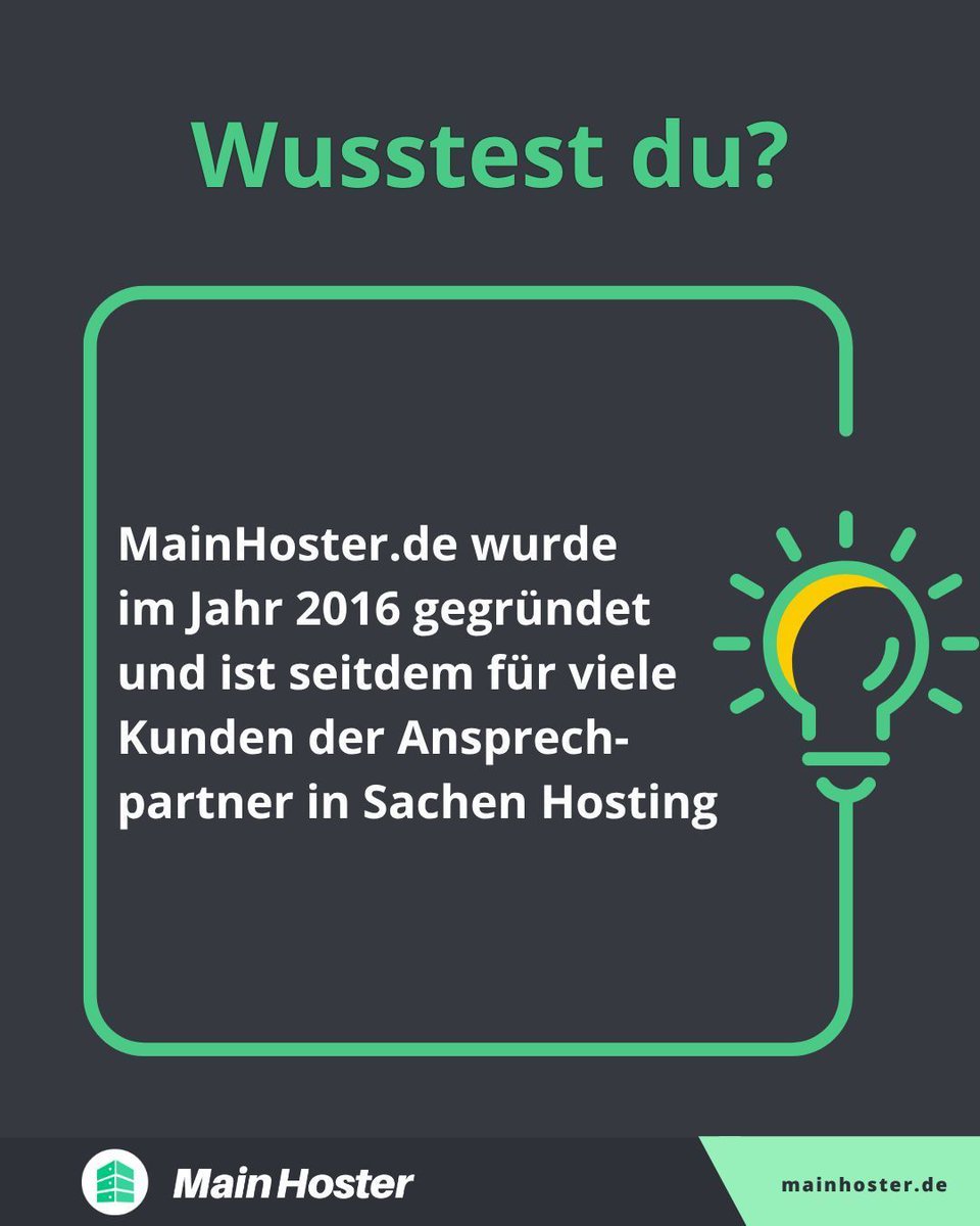 MainHoster.de | Webhosting & Domains tweet media