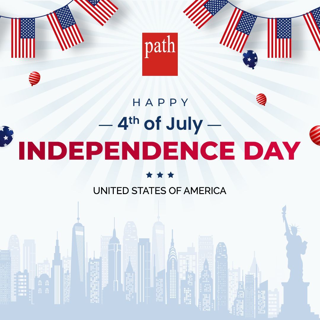 Today we celebrate freedom, resilience &amp; the revolutionary idea that all are created equal. May the spirit of #IndependenceDay guide us toward a more perfect union.

Here's to liberty, bravery &amp; endless possibilities!

#4thOfJuly #FreedomRings #AmericanSpirit #PathInfotech