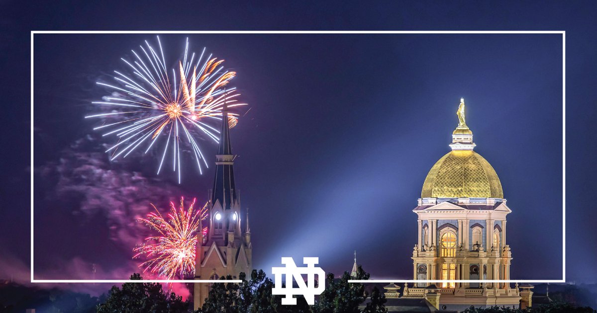 Happy 4th of July from the Notre Dame Admissions! 🇺🇸 Wishing everyone a wonderful day filled with fun and celebration.