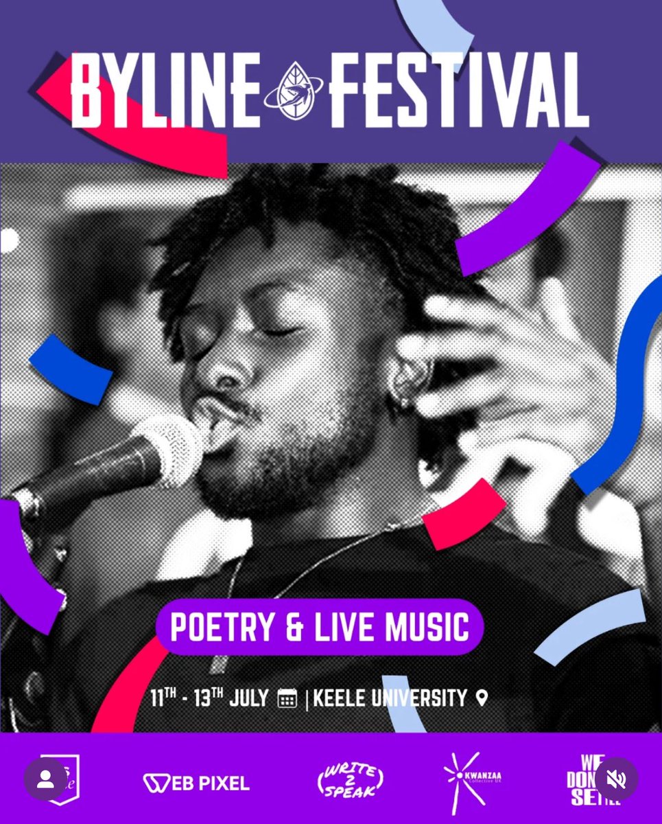 Don’t miss our poetry and live music programme in the Byline Festival Cafe with Poetry Slams and workshops with  renowned poets.

Join us next weekend for an amazing array of talks, music, comedy, art &amp; film 

Dance Discuss Laugh &amp; Change The World 

bylinefestival.com