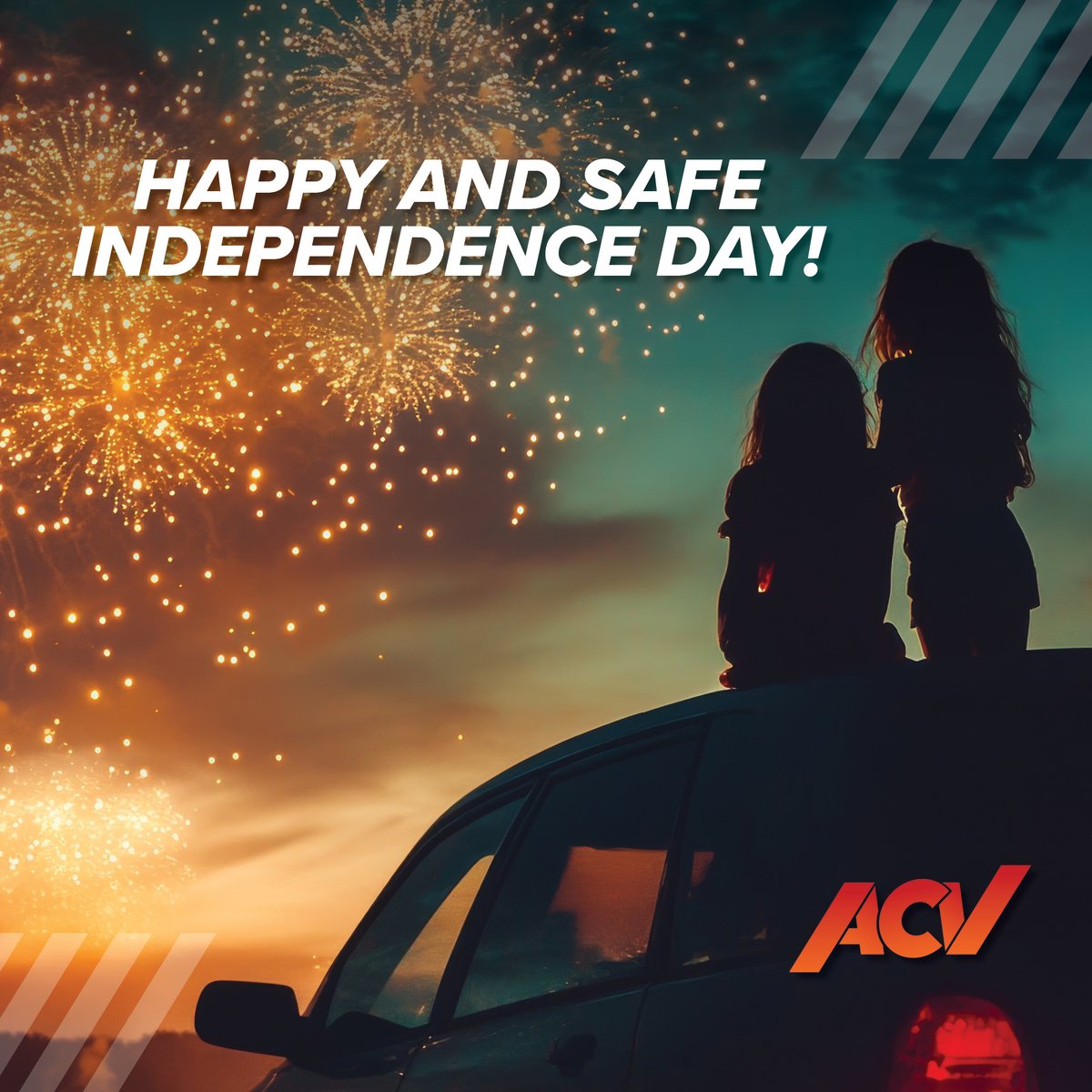 Happy Independence Day! 🇺🇸 Whether you're hitting the road or watching fireworks, enjoy the freedom, family time, and a little extra horsepower. 
#ACV #4thofJuly