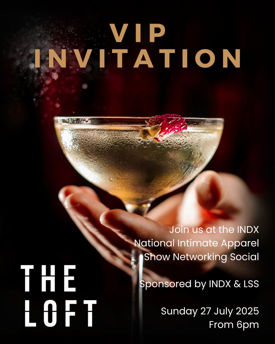 Join us and the London Swimwear Show for our Networking Social on Day 1 of the INDX National Intimate Apparel Show 🍸✨

To RSVP, simply log in to your registration page and tick the box to secure your spot ✅

#NetworkingSocial #INDXShows #IntimateApparel #LondonSwimwearShow