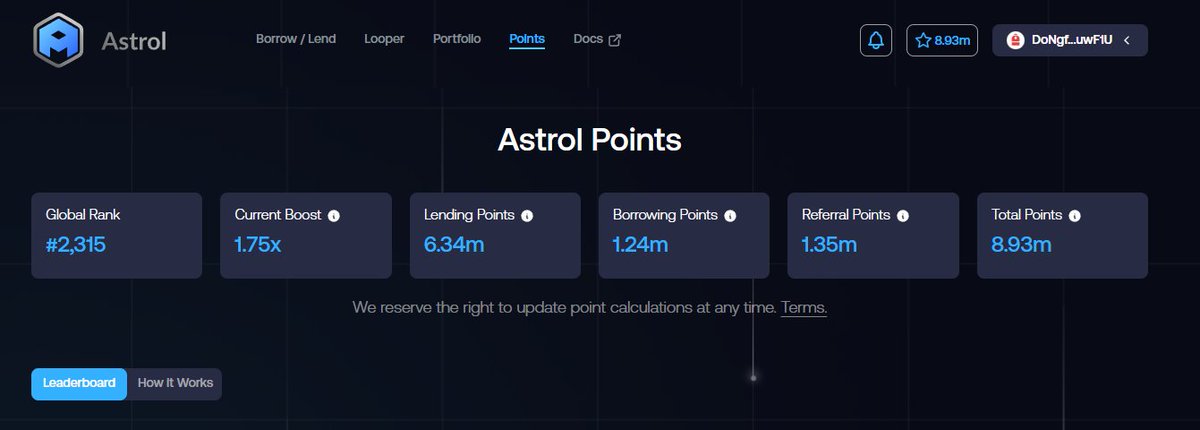 last call before <a href="/AstrolFinance/">Astrol</a>  immanent Epoch 3 end
join now and start accumulating points 
we are days away from TGA