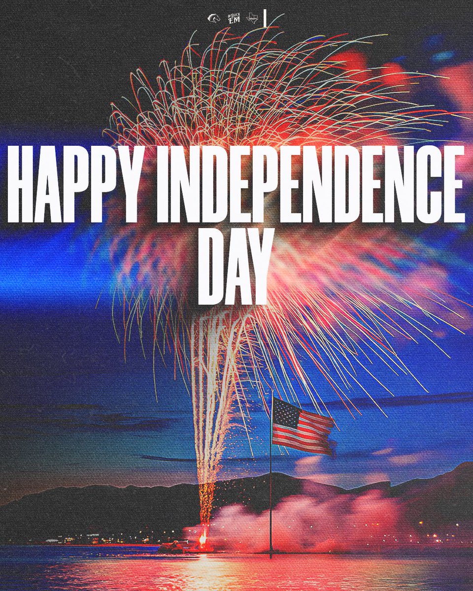 Wishing everyone a happy and safe holiday! 🇺🇸🎇✨ 

#BuckEm🐎