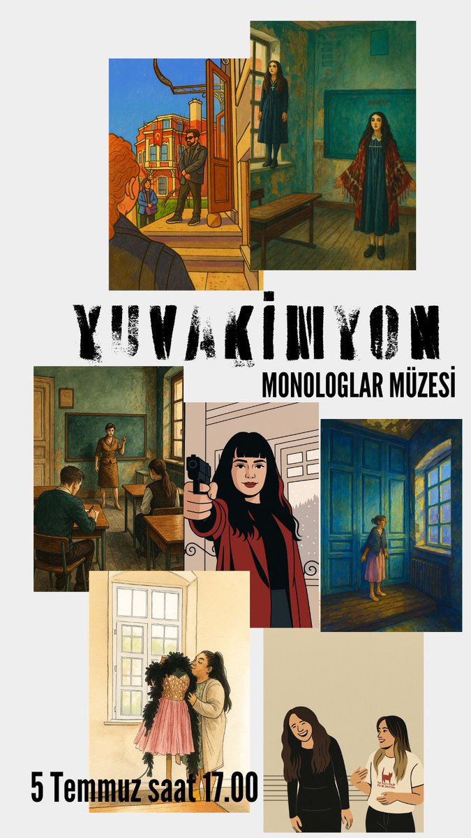 Yarın saat 17.00’de Yuvakimyon Rum Kız Lisesi’nde İstanbul hikayeleri anlatacağız! Bekleriz 🎈 tiyatrolar.com.tr/m/tiyatro-bile…