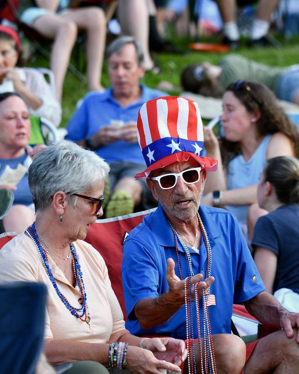 Happy Fourth of July!

Celebrating America’s 249th birthday at the Star-Spangled Spectacular: A night of patriotic music and American classics by the Baltimore Symphony Orchestra followed by fireworks at Oregon Ridge Park. Read more: bit.ly/44wdsls

📸: Kim Hairston,