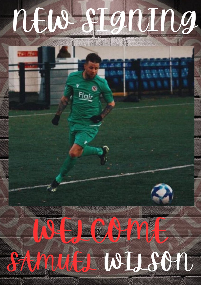 SIGNING NO.3 ✍️

Samual Wilson 

Former Lichfield City, Bridgnorth and Coton Green midfielder Samuel Wilson joins the club as part of the 25/26 restart.

Welcome, Sam! 🙌❤️🤍 

#FTGOTW