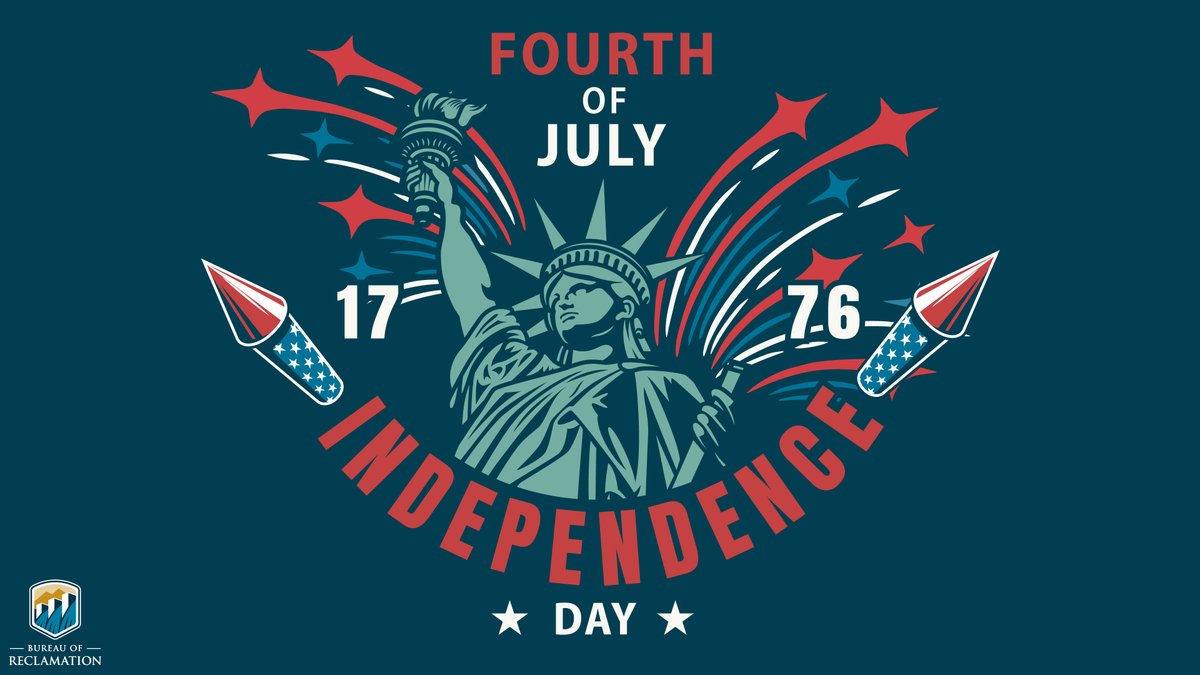 ReclamationCGB's tweet image. Celebrating our 249th Independence Day!