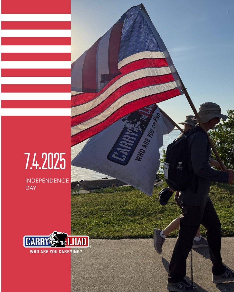 CarryTheLoad's tweet image. Today we show our gratitude for our freedom and the heroes who sacrificed to protect it. #IndependenceDay #CarryTheLoad #WhoAreYouCarrying
