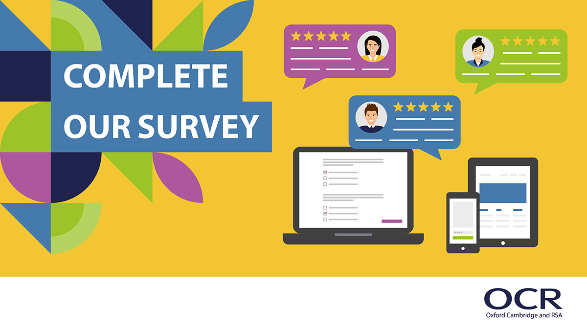 📣 Teachers – we'd really appreciate your feedback on the 2025 summer exams.

Your comments help us develop, market, support and resource qualifications now and into the future. 

There's also a chance to win £50 in vouchers: 
👉 ow.ly/sY8750WiT0g