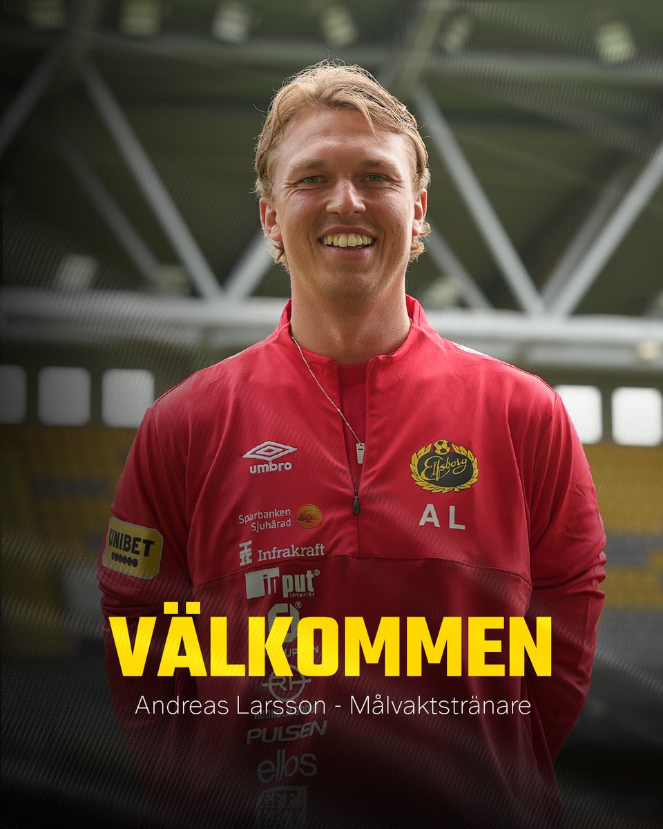 IF Elfsborg är glada att meddela att man rekryterat Andreas Larsson som ny målvaktstränare för herrlaget. Varmt välkommen 🟡⚫️

🔗 Läs intervjun med Andreas på elfsborg.se
_____
#vitillsammans #elfsborg #borås