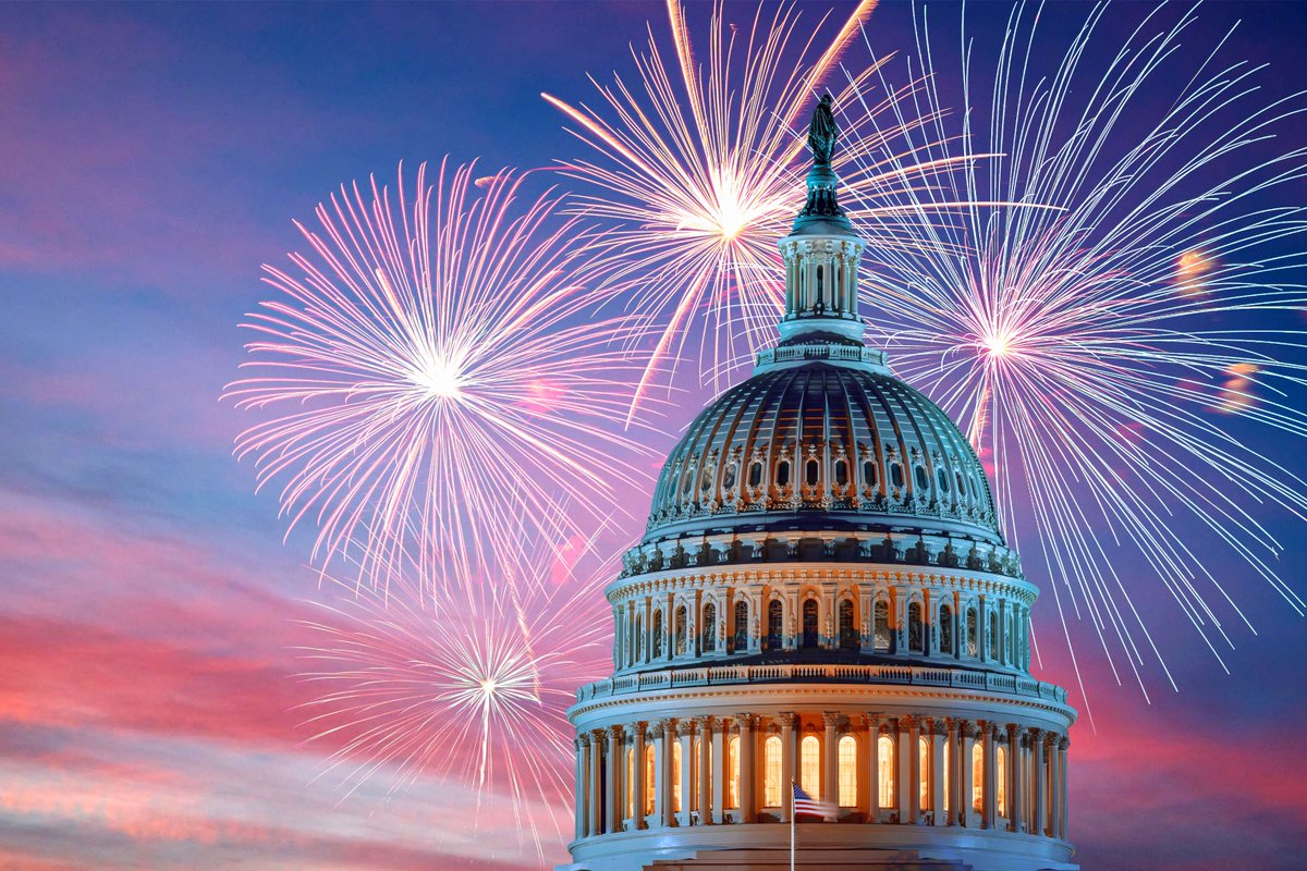 Happy #IndependenceDay! 🎆 Wishing you a day filled with joy, fireworks, and cherished moments with loved ones. Celebrate with the 45th anniversary broadcast of "A Capitol Fourth" tonight at 8 on WVIZ!