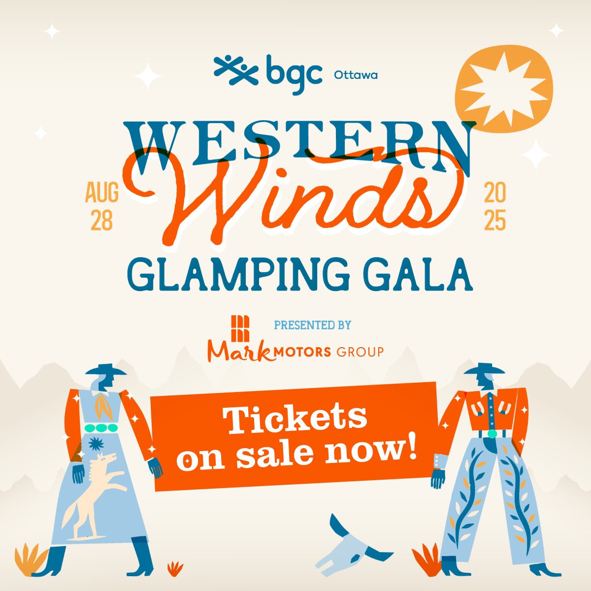 🌾 Ready to glamp for a great cause? ✨

Join us for BGC Ottawa’s Western Winds Glamping Gala – a stylish summer night under the stars with food, drinks, music and community spirit!

📅 Aug. 28 | 📍BGC Ottawa’s Great Lawn
🎟️ bgcottawa.org/gala

#WesternWinds #GlampingGala