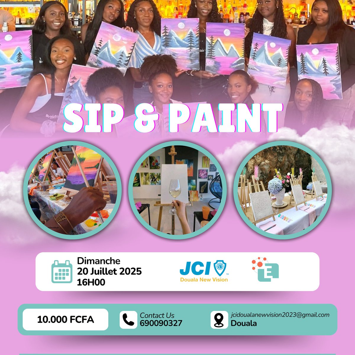 Dimanche 20 juillet à 16h, on t’invite à poser sur une toile ce que les mots ne savent pas dire :
tes peurs, tes rêves, tes echecs, tes ambitions.

🖌️ Aucun talent requis. Juste ta sincérité.
🤝 Des échanges profonds avec des leaders.
✨ Un espace pour te découvrir autrement.