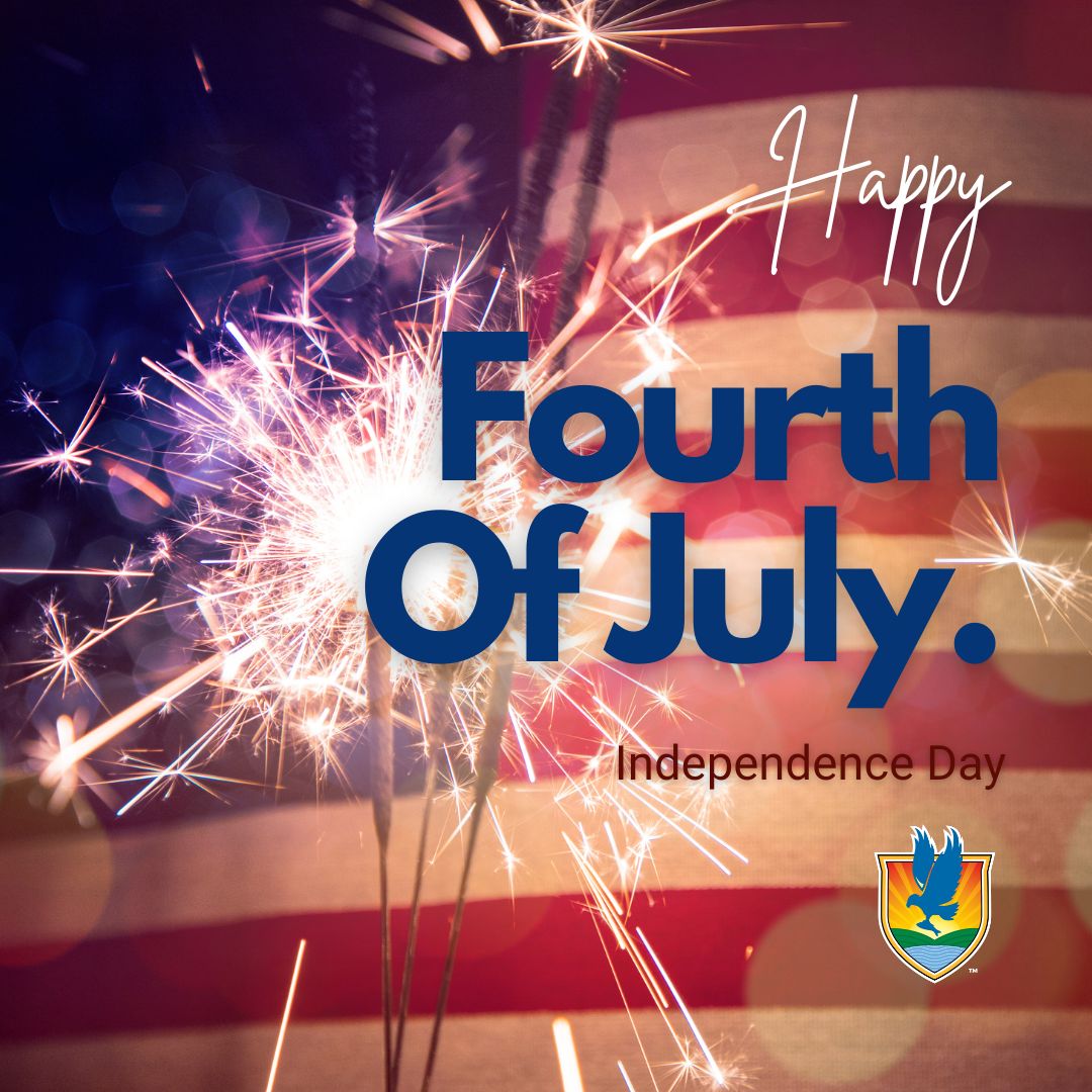 🎆 Happy 4th of July from Lake-Sumter State College! 🇺🇸
We’re grateful for the freedom and unity that make our nation special. Join us in celebrating Independence Day with pride and joy. Wishing all our Lakehawks a safe and happy holiday! 🦅 
#LSSC #4thOfJuly #IndependenceDay