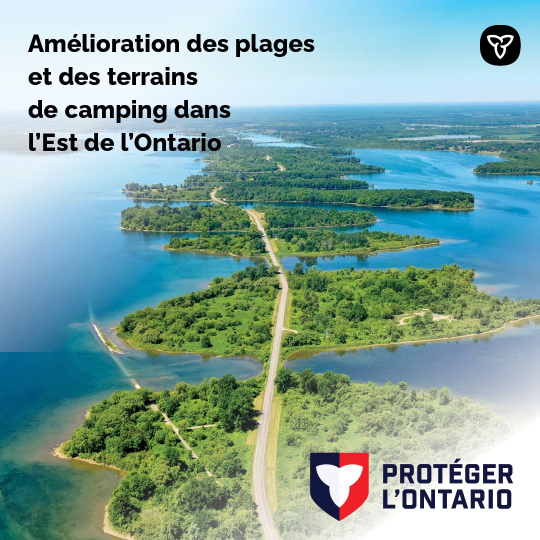 .<a href="/StLawrenceParks/">St. Lawrence Parks Commission</a> est une visite incontournable dans l'Est de l'Ontario, qui propose de magnifiques campings au bord de l'eau le long du fleuve Saint-Laurent, des chalets, des plages de sable relaxantes et des attractions familiales amusantes à proximité!
stlawrenceparks.com/fr/