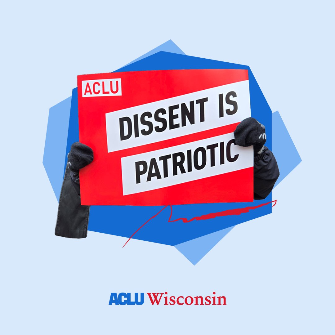 Dissent is patriotic. Today and always. 📣