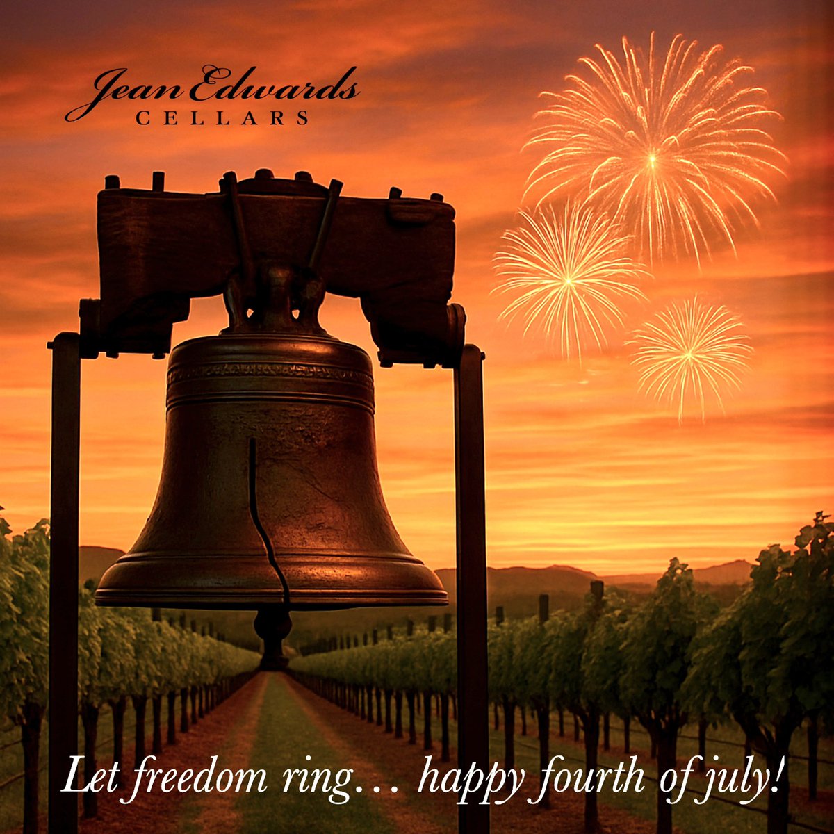 #FourthOfJuly #NapaValley #JeanEdwardsCellars