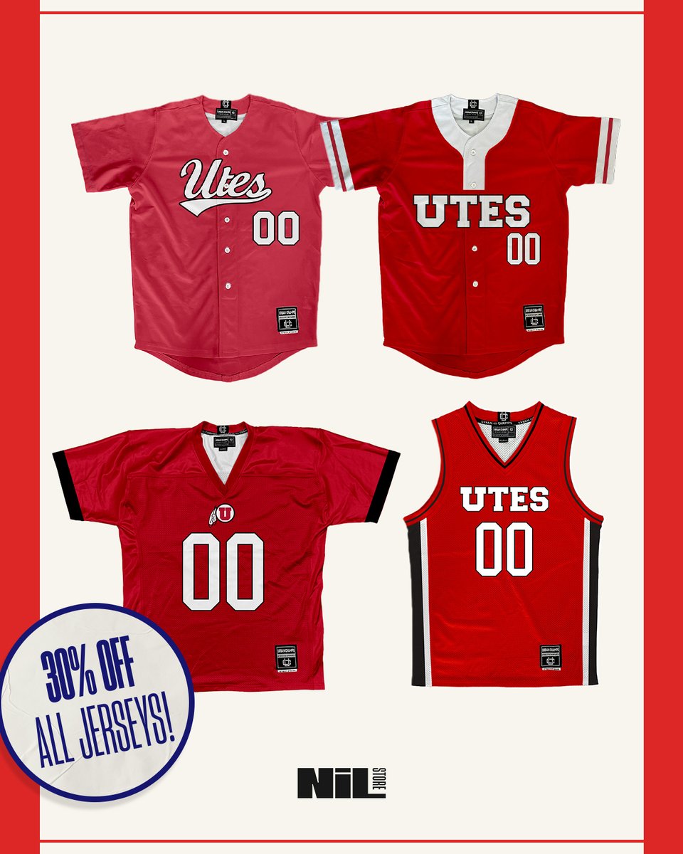 UtahNILStore's tweet image. Shop our BIGGEST jersey sale of the summer💥 30% OFF every single jersey. Celebrate &amp;amp; Save this 4th of July🇺🇸✨

➡️ nil.store/utah