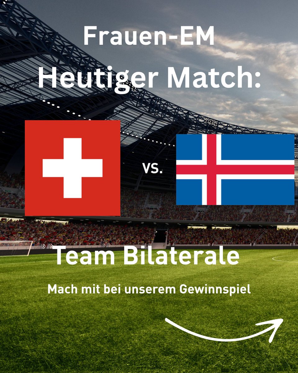 starkvernetzt's tweet image. ⚽🇨🇭 Heute bei der Frauen-EM: Schweiz vs. Island! 🇮🇸
Feuerst du auch dein Team im Stadion an? Dank dem Schengen-Abkommen reisen Fans aus ganz Europa visafrei in die Schweiz für volle Ränge und internationale Stimmung! 🌍🎉
👉 Und das Beste: Mach mit bei unserem EM-Gewinnspiel…