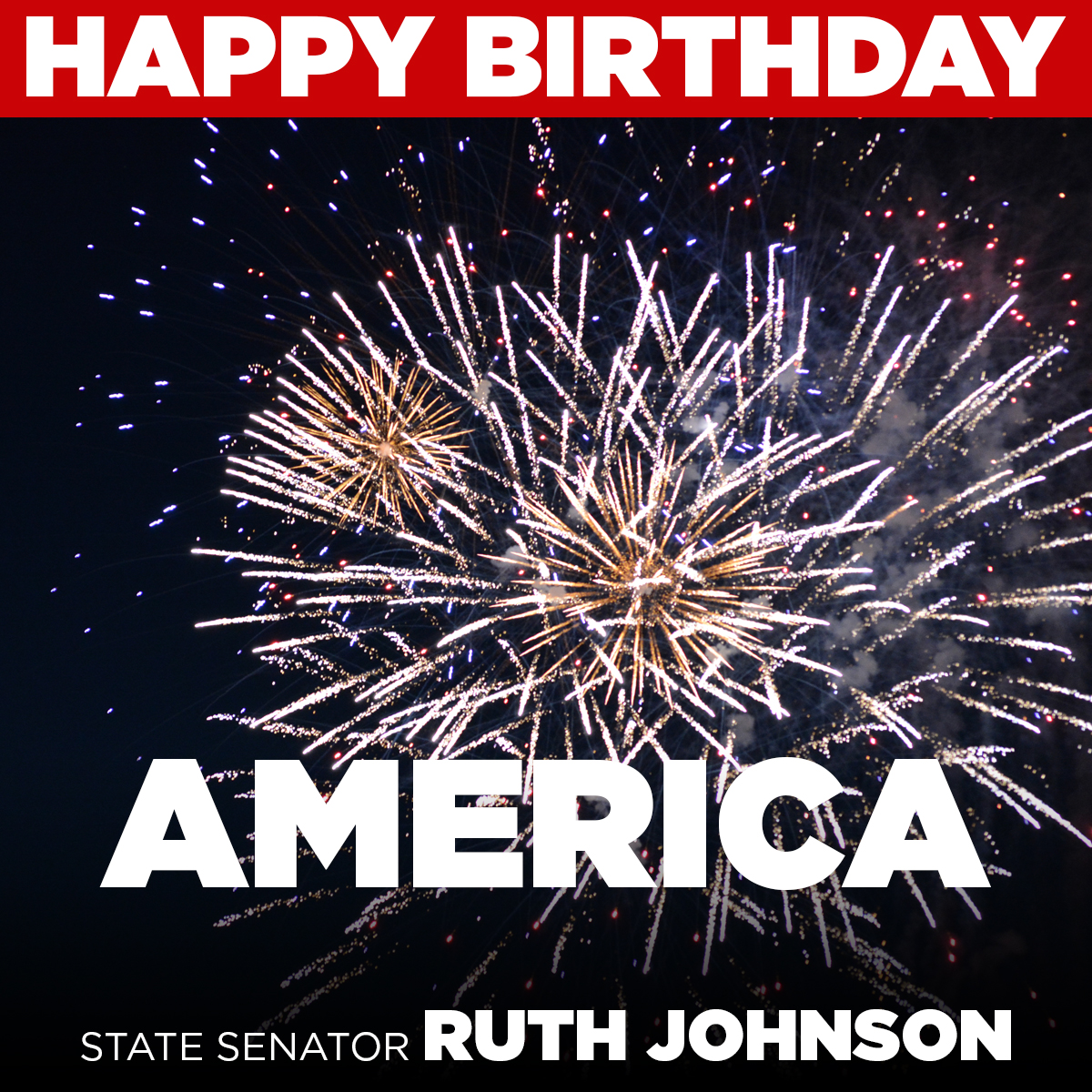 Senator Ruth Johnson tweet media