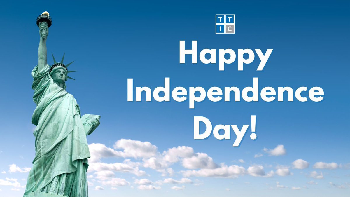TTIC_Connect's tweet image. Wishing our community a safe and joyful #IndependenceDay. Happy 4th of July!