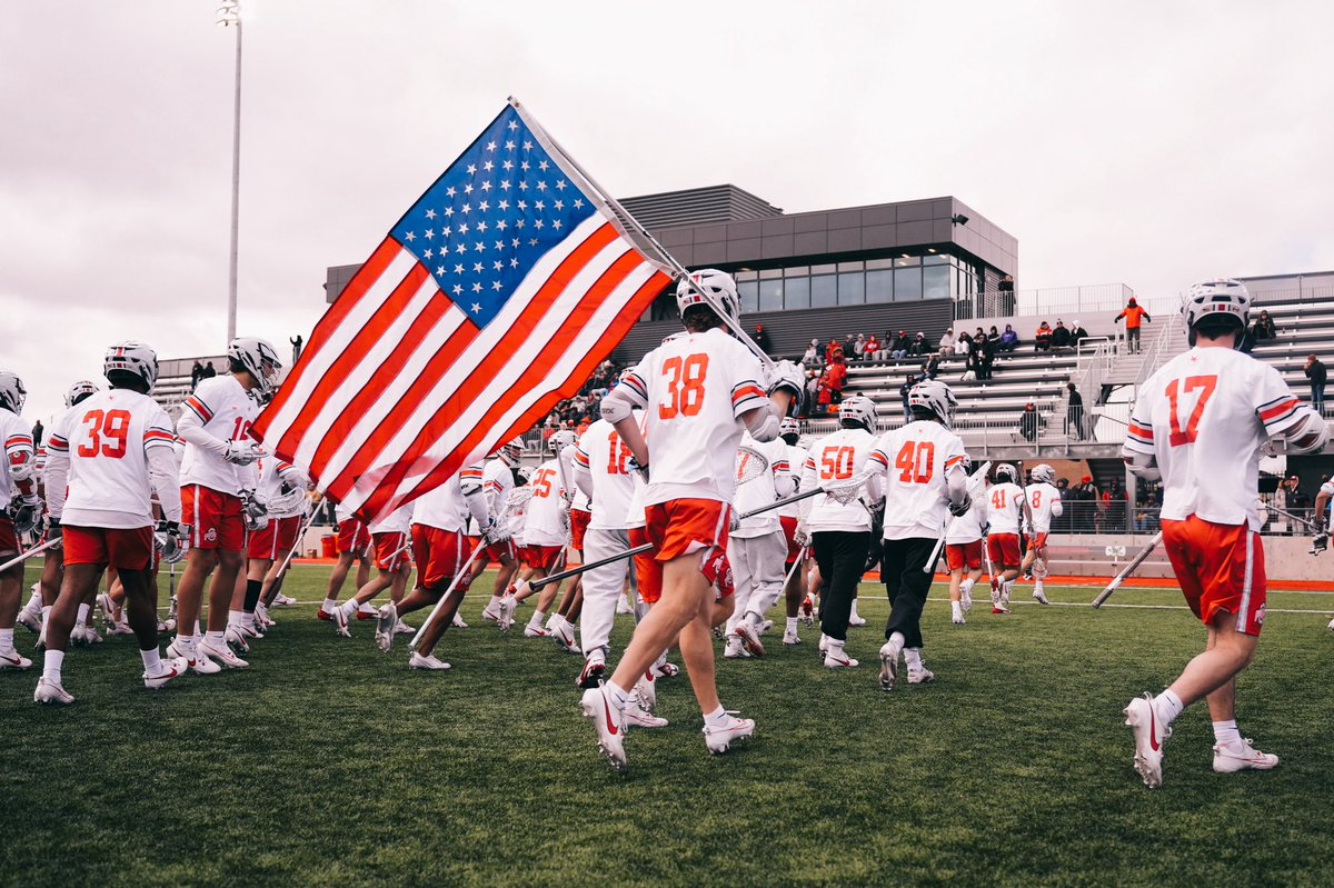 OhioStateMLAX's tweet image. Happy 4th of July Buckeye Nation!

#GoBucks
