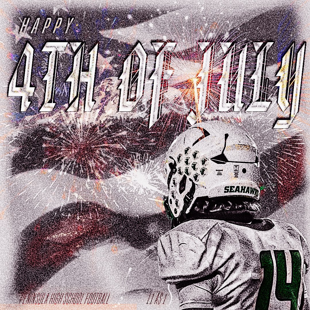 Seahawks_PHS's tweet image. HAPPY 249th Birthday America! 

Be safe our there Seahawks, hopefully the BBQ is tasty, and weather beautiful, and the fireworks bright! 

🇺🇸 
#11as1™️
#PurdyGrit 

@Peninsula1947 @PenHSathletes @MaurotheCoach @WSFCA1 @wiaawa @america