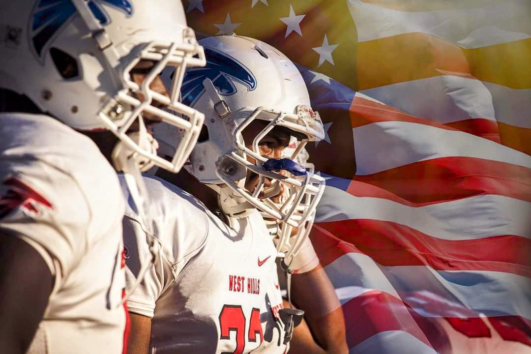 Happy 4th of July from Falcon Football 🇺🇲🏈 #IndependenceDay #FourthofJuly   #WinTheDay #CultureOverScheme #FalconFamily