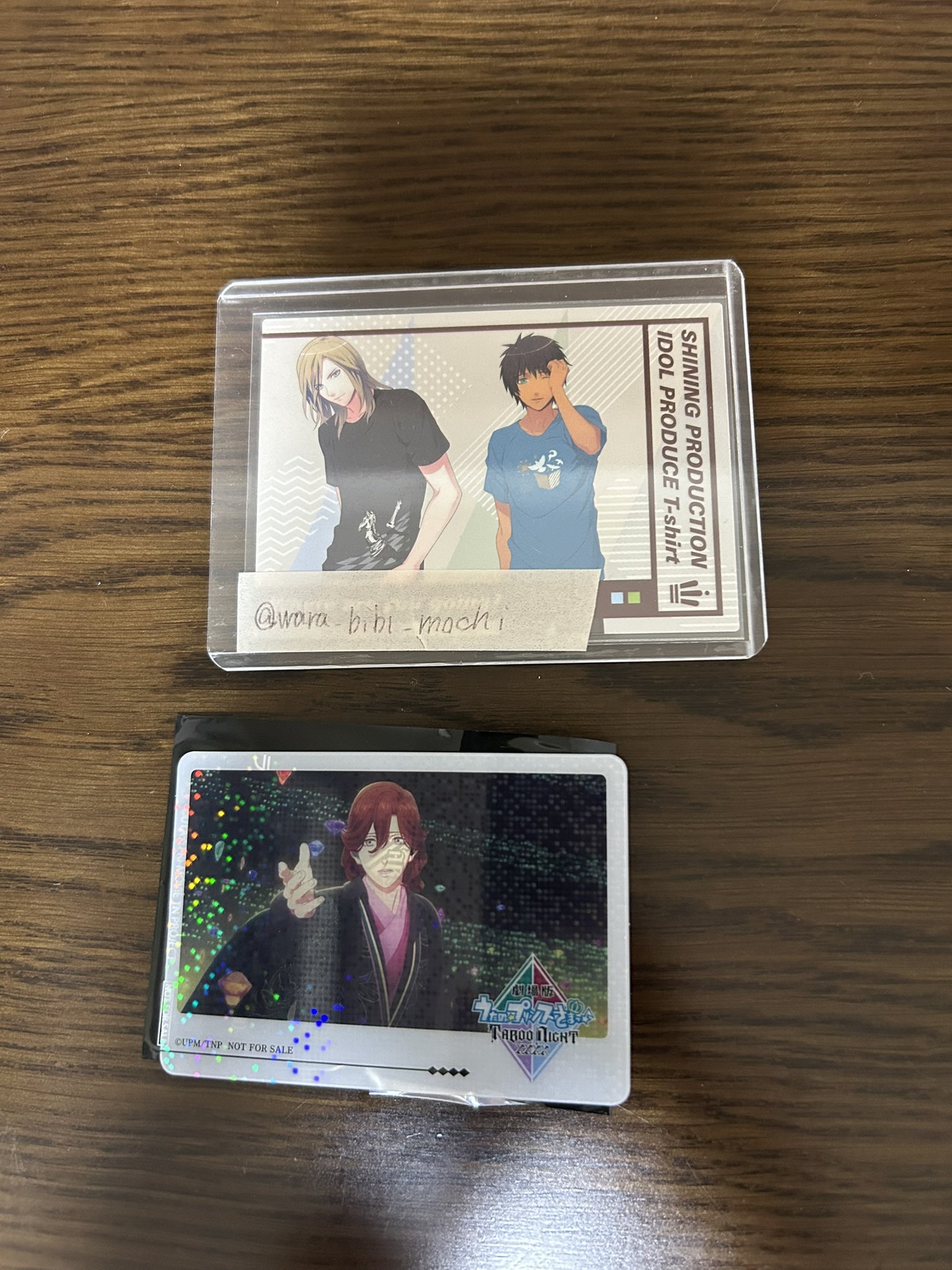 うたプリ　タブナイ　嶺二　来場特典　ライブフォトクリアカード　エンドロール うたプリ タブナイ 入場者特典 寿嶺二 ライブフォトクリアカード