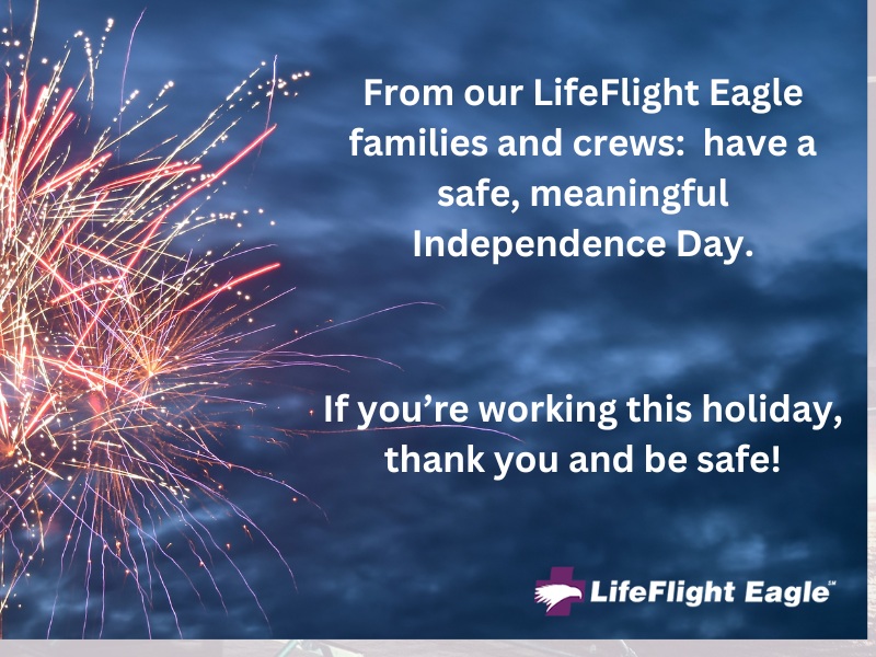 It's the 4th of July. Please enjoy safely!

If on duty, feel free to tag us in a post or check-in with a comment.
