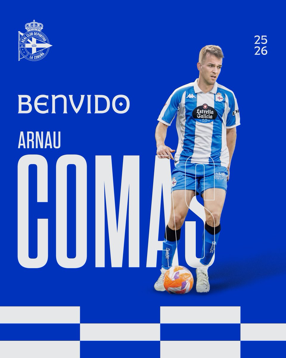 ✍️ Arnau Comas novo xogador do #Dépor até 2028

Benvido, Arnau! 💙

ℹ️ rcdeportivo.es/gl/novas/arnau…
