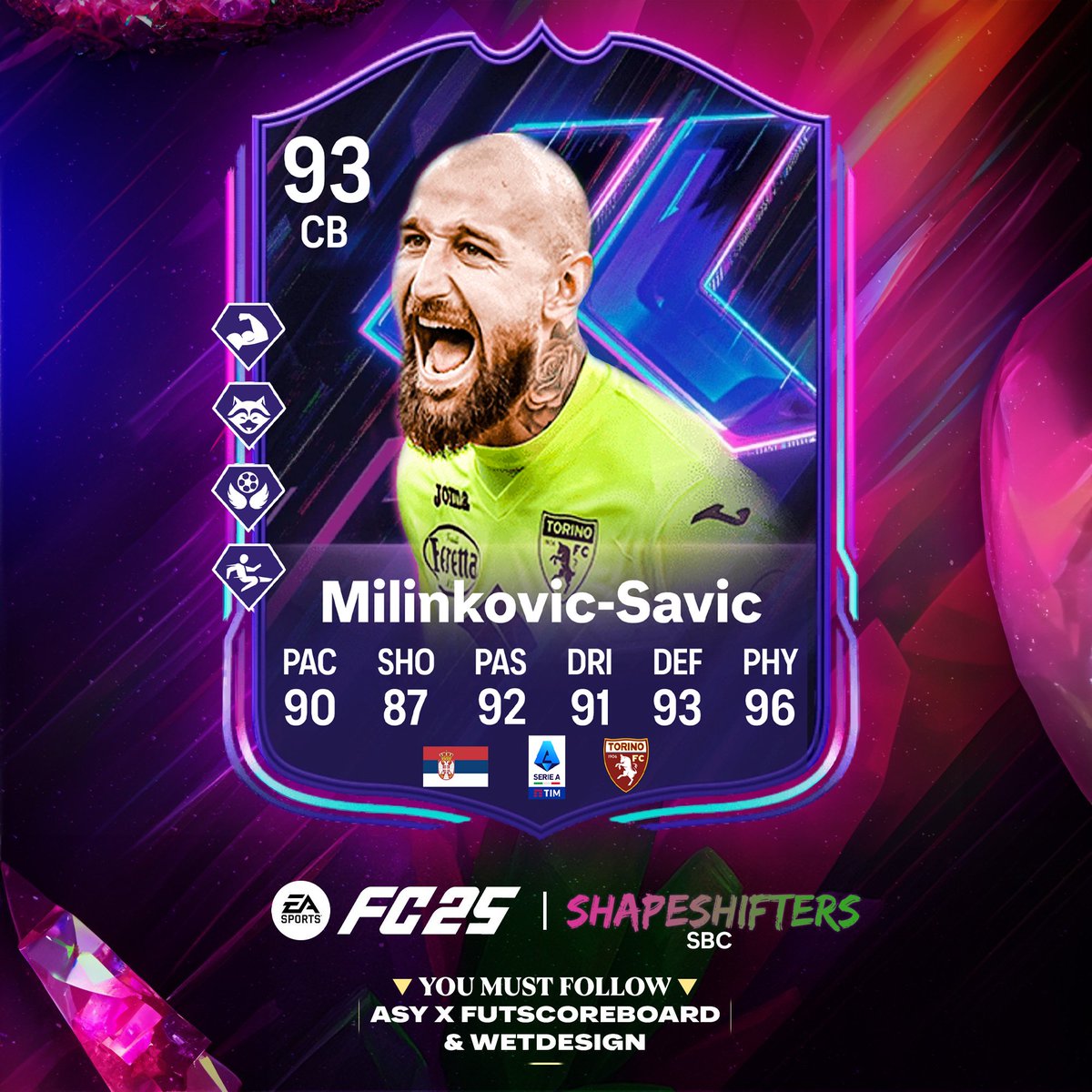 🚨 MILINKOVIC-SAVIC 🇷🇸 SBC/OBJ OFFICIAL CARD ✅️

OFFICIAL STATS &amp; PS+ ✅️