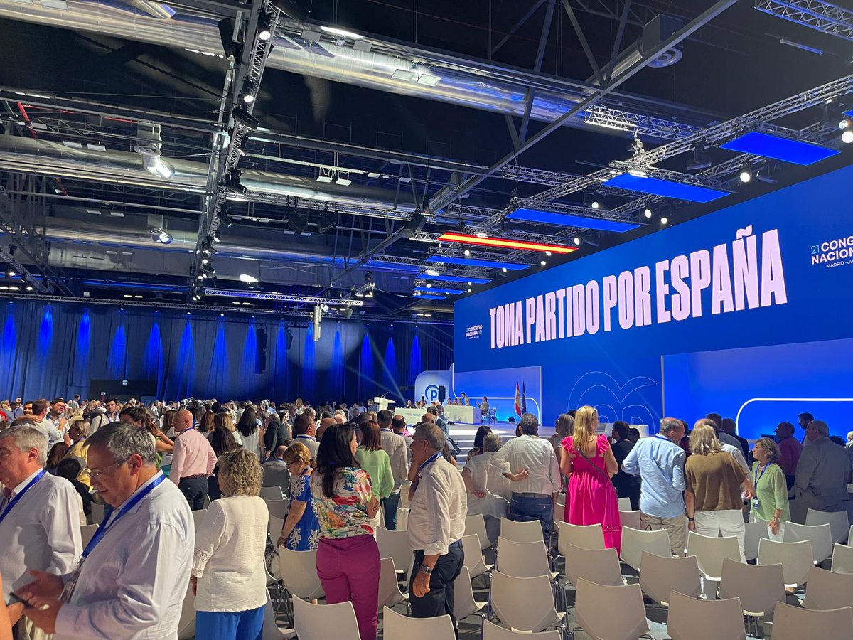 Arranca el #21CongresoNacionalPP 
¡¡¡Empezamos!!!
#TomaPartidoPorEspaña