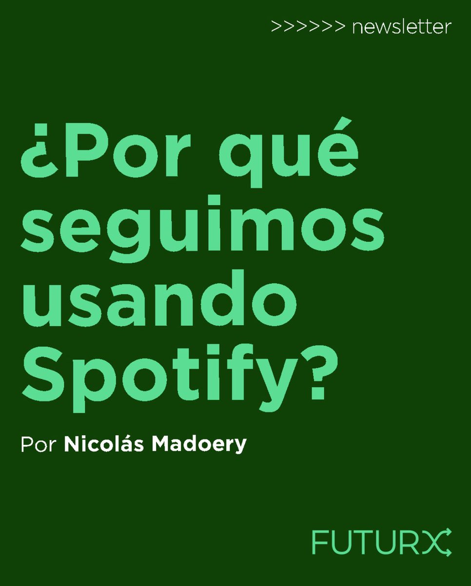 Ya salió nuestro último newsletter. Pueden leerlo acá: linktr.ee/futurx <a href="/NicolasMadoery/">Nicolas Madoery</a>
