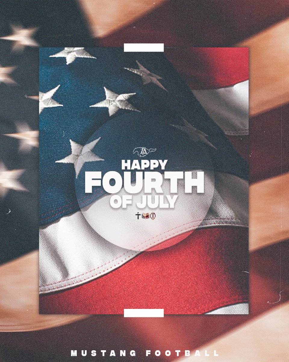 LAmustangFB's tweet image. Happy 4th of July! 🇺🇸✨ #BibleBooksBall