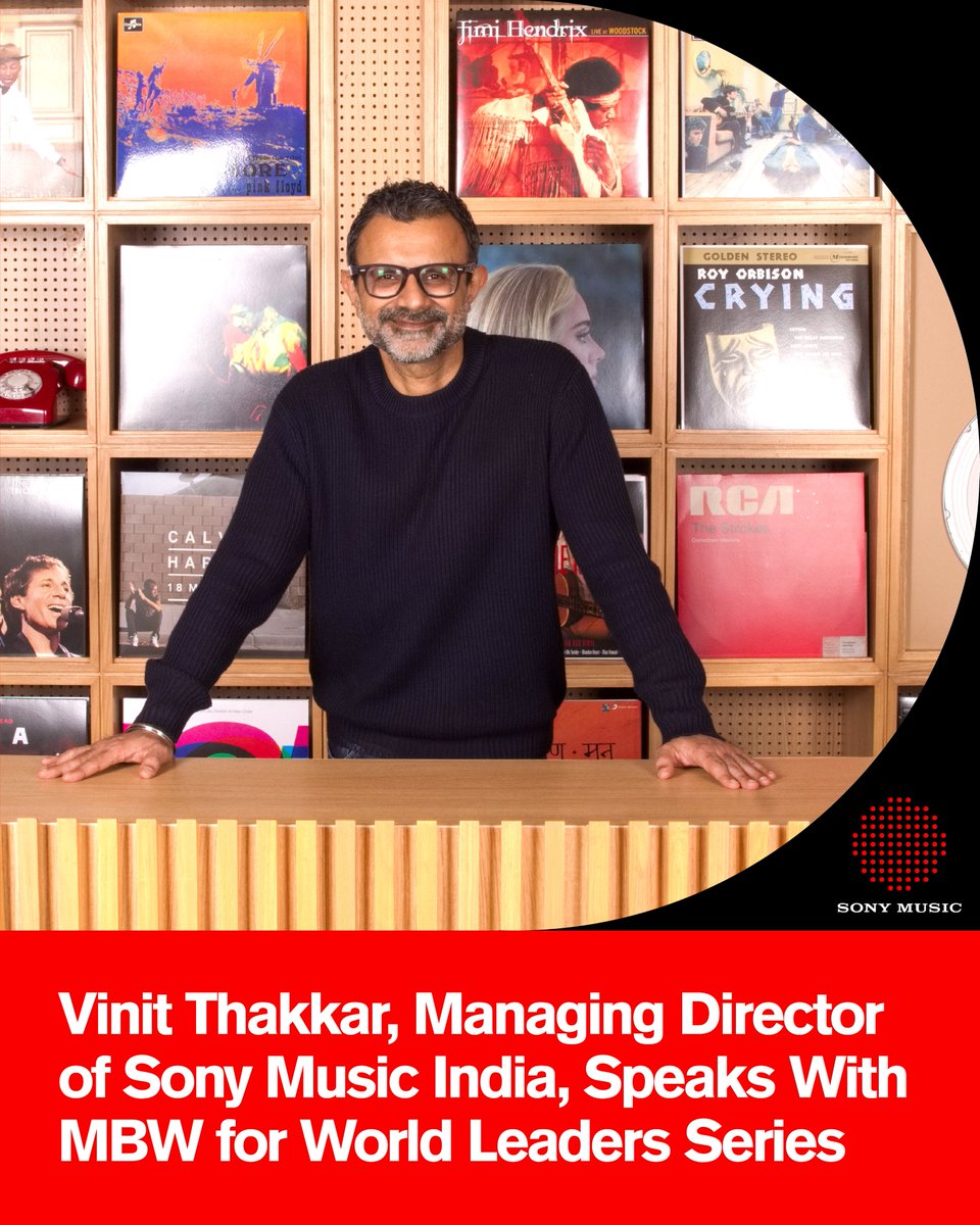 sonymusicnews's tweet image. MBW recently released a feature on Vinit Thakkar, Managing Director of @sonymusicindia, as part of their World Leaders series. Throughout the interview, Vinit discusses Sony Music India, artist development, M&A, and more. Learn more here: sonymusic.link/mbw25