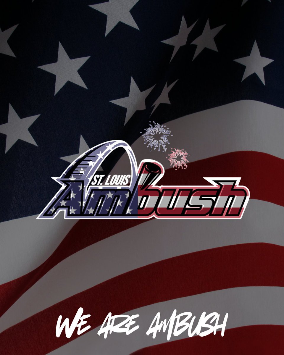 🎆 Happy 4th of July from the St. Louis Ambush Family! 

Today, we celebrate freedom, unity, and the incredible community that makes Ambush Nation so special. Wishing you and your family a safe and joy-filled Independence Day!

🔥Stay bold. Stay proud. Stay Ambush.

#WeAreAmbush