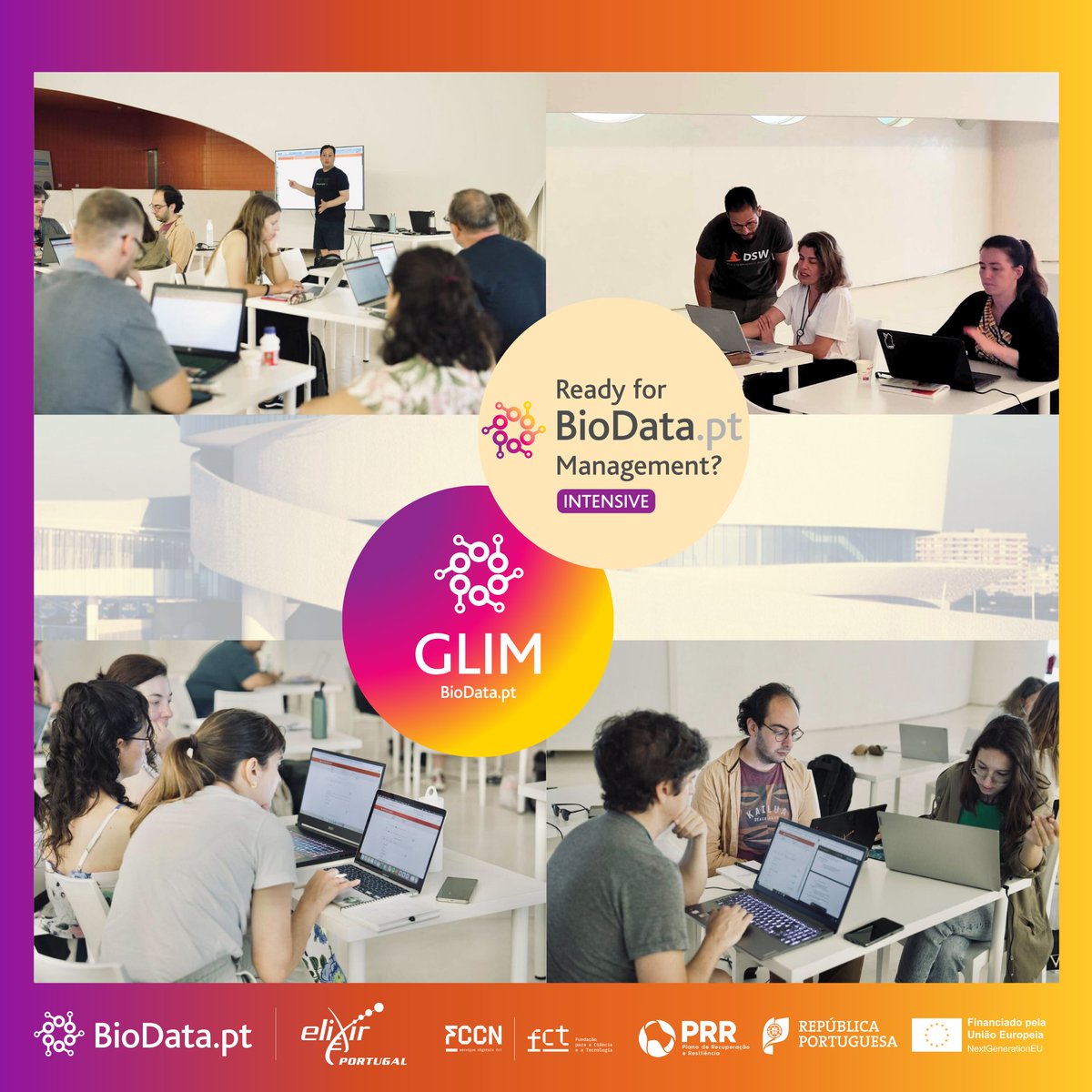 🎉 Day 2 of the Ready for BioData Management Intensive Course just wrapped up at CIIMAR!

Hands-on sessions with #Galaxy, #Dataverse &amp; the Data Stewardship Wizard helped bring #RDM and #FAIRdata to life.

Thanks to all who joined us!

#BioData_pt #GLIM_BioData #CIIMAR