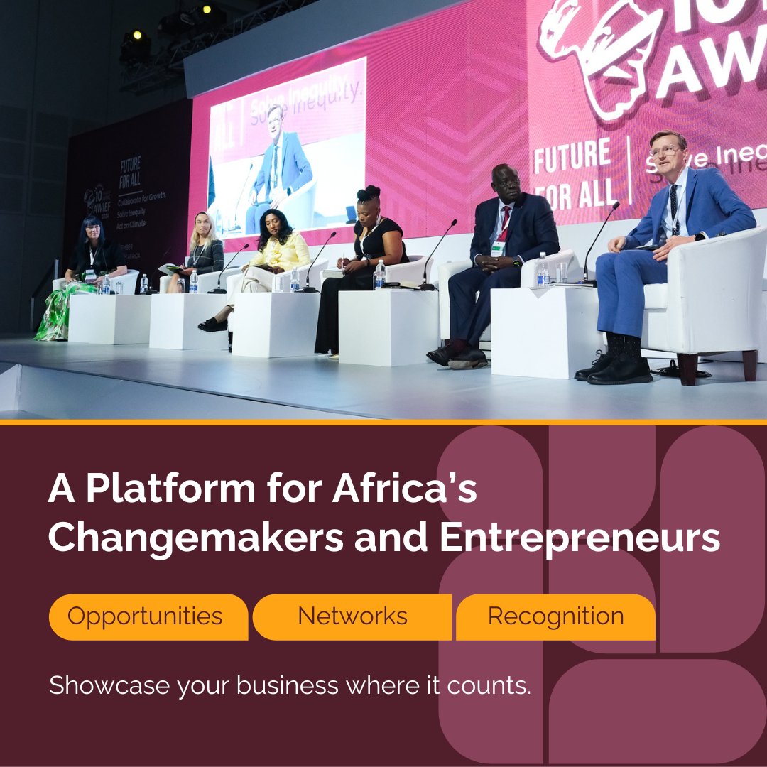 Think Africa, Think Future-Forward Business.
Join #AWIEF2025 on 30–31 Oct at CTICC, Cape Town.
Connect with leaders, innovators &amp; entrepreneurs from across Africa.
Explore. Learn. Grow.
🎟 Register: awieforum.org/awief25-ticket…
