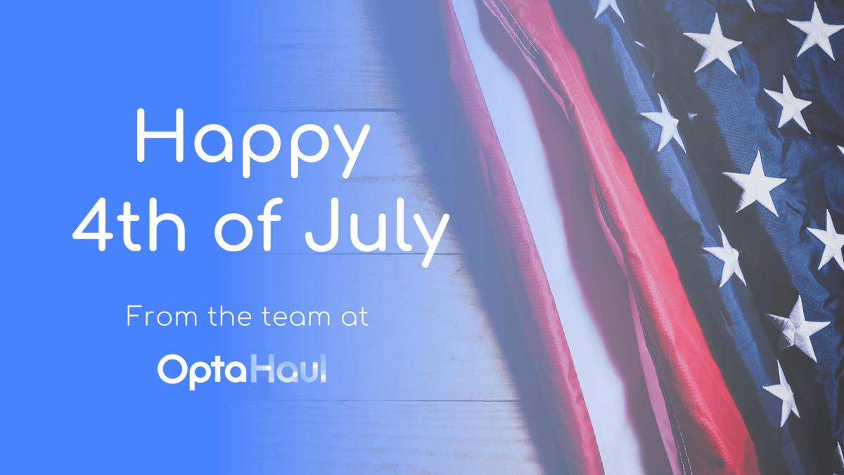 optahaul's tweet photo. Wishing all our friends and colleagues across the United States a peaceful Independence Day! Hope you're enjoying time with family and friends, making the most of this special holiday.

#IndependenceDay #4thOfJuly #July4th https://t.co/G3gAWrcX4y