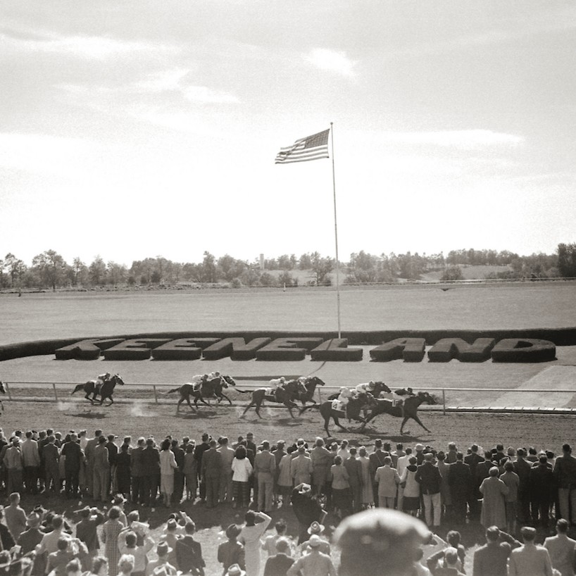 keeneland's tweet image. From the rail to the red, white, and blue. Happy Independence Day!