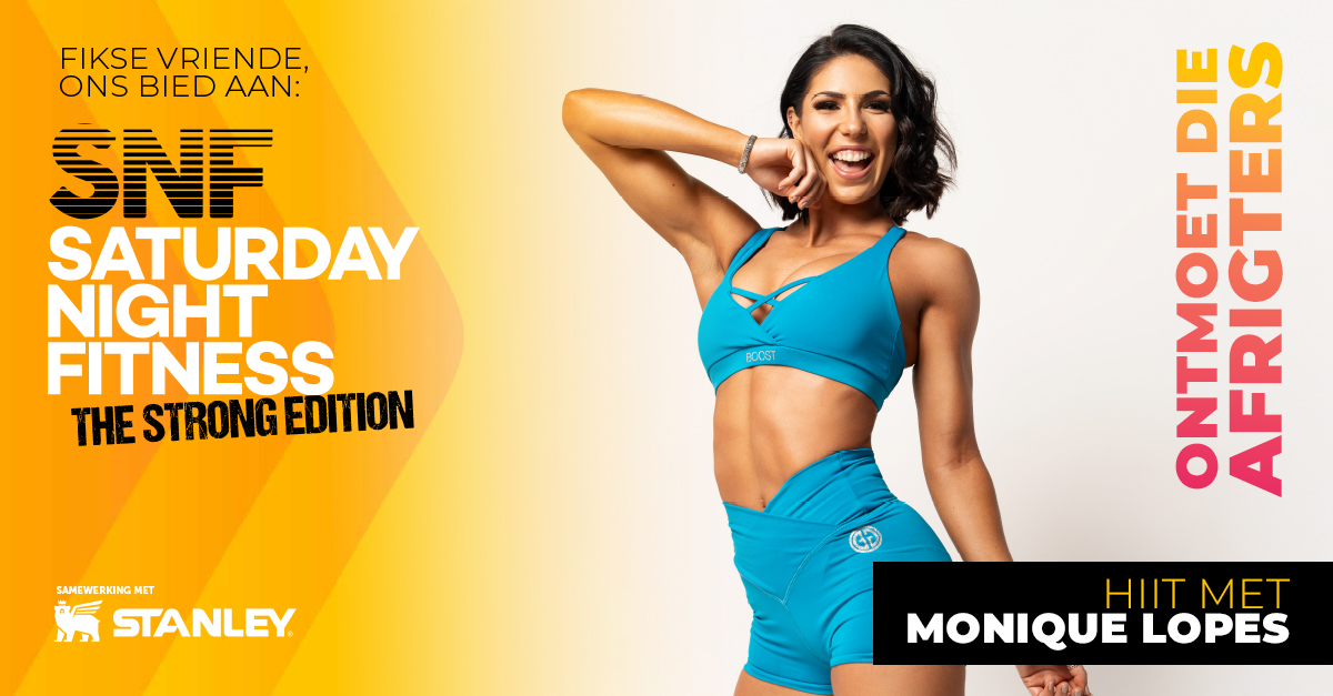 💥 Monique Lopes bring vir ’n tweede keer haar HIIT-klasse, maar dié keer by #TheStrongEdition van #SNF2025. Kaartjies by Quicket.co.za.🏋️‍♀️ #StanleySA #SkinFunctional #DeepFreezeSouthAfrica #Zinplex <a href="/Huletts_SA/">Huletts SA</a>