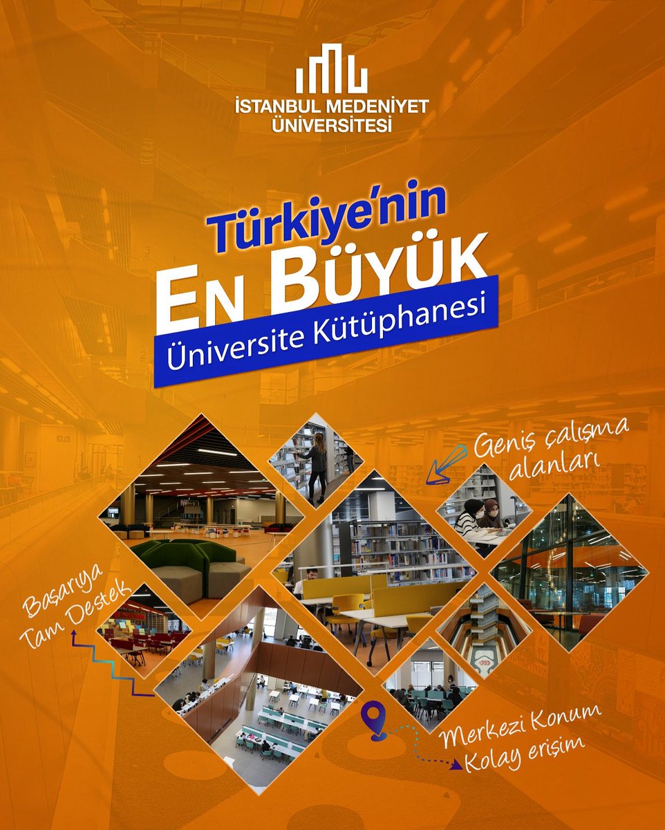 📚 Başarıya giden yolda sana en büyük destek!
Türkiye’nin en büyük üniversite kütüphanesiyle bilgiye erişim artık çok daha kolay.
Geniş çalışma alanları, merkezi konum ve dijital kaynaklar ile hizmetteyiz.

🔗 aday.medeniyet.edu.tr
🌐 medeniyet.edu.tr