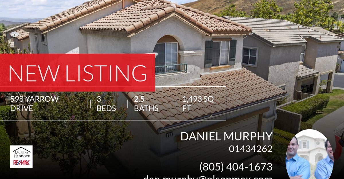 MurphyHaddock's tweet photo. 📍 New Listing 📍 Take a look at this fantastic new property that just hit the market located at 598 Yarrow Drive in Simi Valley. Reach out here or at (805) 404-1673 for more information https://t.co/hSeshbZnul https://t.co/PjCSXLcDf1