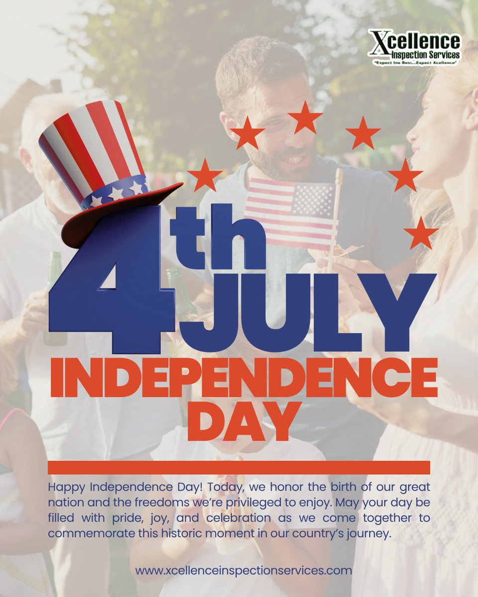 🇺🇸 Happy Independence Day from Xcellence Inspection Services! As we celebrate the freedoms we enjoy, we’re also proud to help protect one of your most important freedoms — the safety and security of your home. 

Xcellence Inspection Services
708 329-8625
xcellenceinspectionservices.com