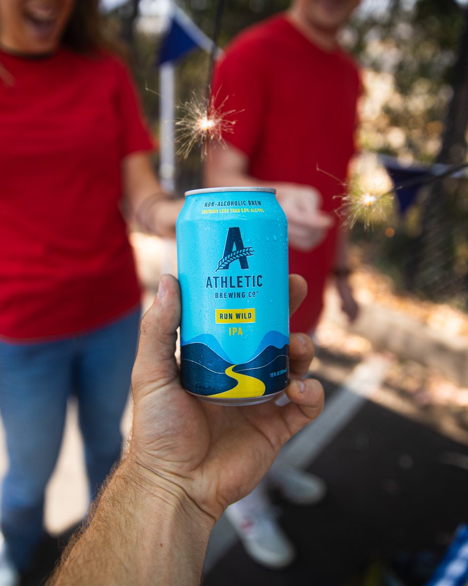 Red, white, and BREWS 🍻💥 If you see us triple-wielding a sparkler, a burger, and a brew today… no you didn’t.