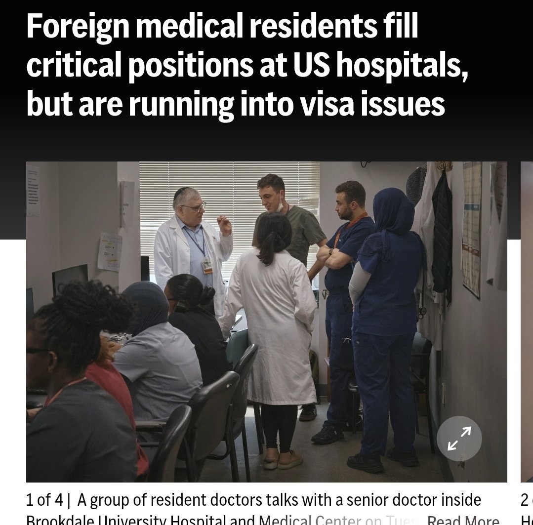 Dr Ahmad Rehan Khan (@ahmadrehankhan) on Twitter photo ๐๐ ๐๐ ๐๐ฎ๐ฐ๐ฒ ๐ฉ๐ถ๐๐ฎ ๐๐ฒ๐น๐ฎ๐๐:
Thank you to the Associated Press for shedding light on the vital role of International Medical Graduates (IMGs) in the U.S. healthcare system and the serious consequences that visa delays and travel restrictions can have on patient care. ๐๐ ๐๐ ๐๐ฎ๐ฐ๐ฒ ๐ฉ๐ถ๐๐ฎ ๐๐ฒ๐น๐ฎ๐๐:
Thank you to the Associated Press for shedding light on the vital role of International Medical Graduates (IMGs) in the U.S. healthcare system and the serious consequences that visa delays and travel restrictions can have on patient care.