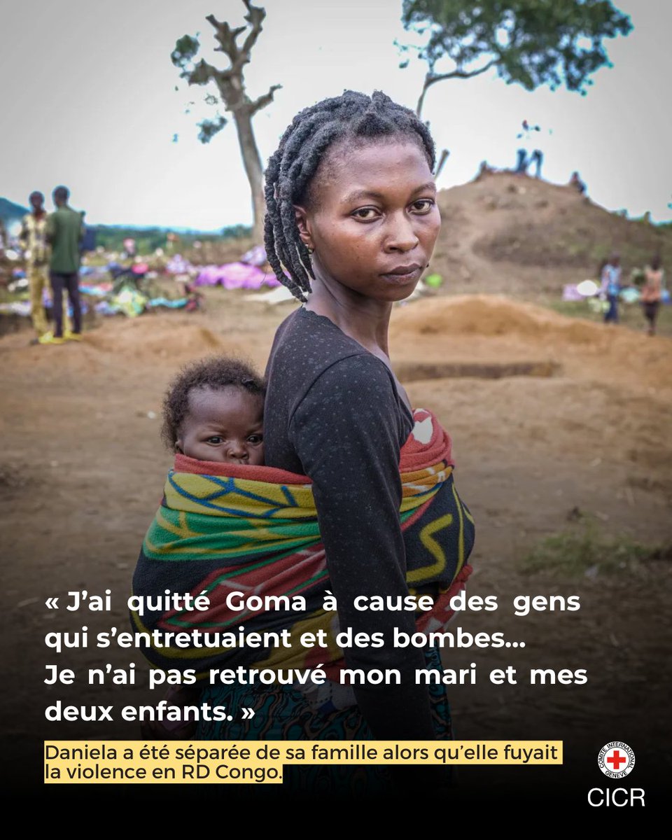 Fuir la guerre, c’est une chose. Retrouver sa famille, c’en est une autre. 
Au #Burundi, le CICR aide des familles comme celle de Daniela et d’autres à renouer les liens. 
👉 Leur histoire :  icrc.org/fr/article/bur…
 #CICRAfrique #burundi #croixrouge #croissantrouge #conflit