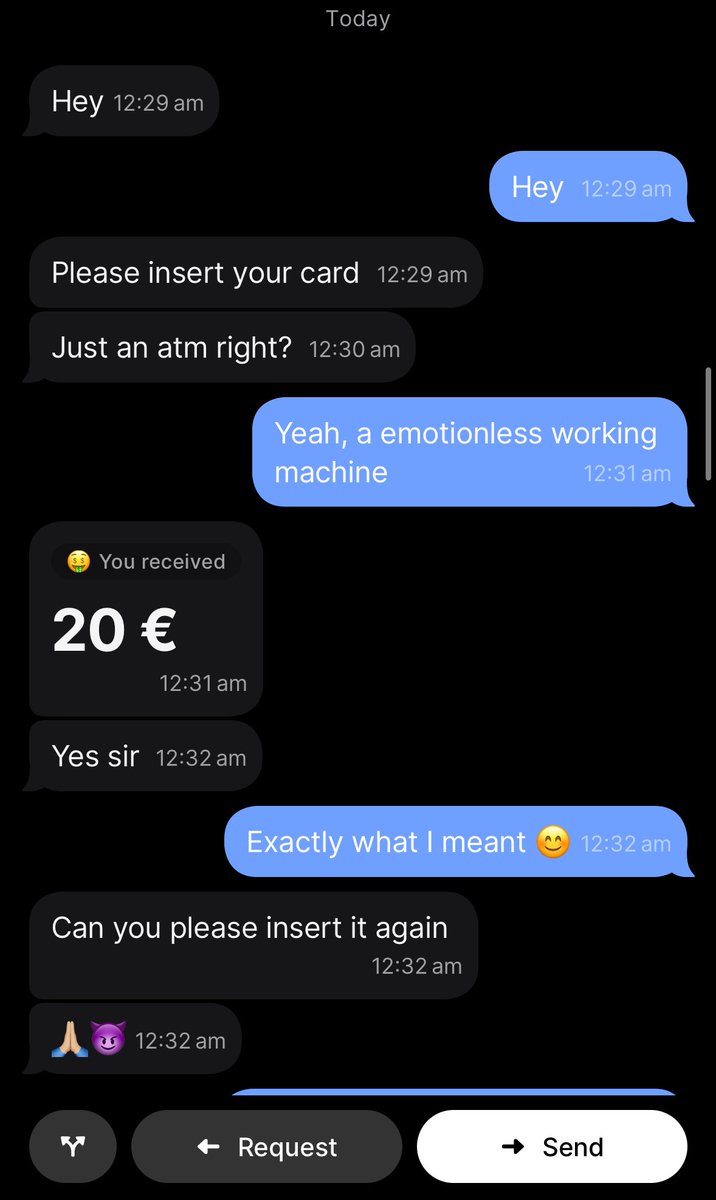 GayCheater's tweet image. If reading this you think this human atm is such a dumb loser…

… wait to know that some minutes later, after being actually zeroed, he started asking random friends to borrow him money so that he could get repeatedly zeroed again and again 😭🤦🏻‍♂️